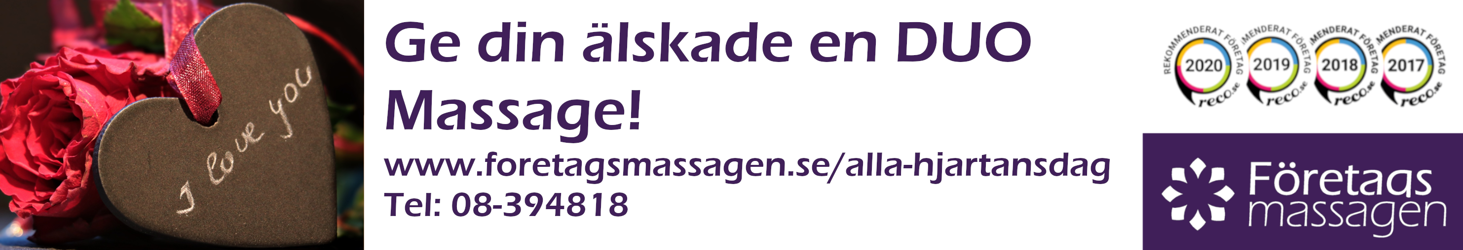 DUO massage Alla Hjärtansdag- Massage Kungsholmen - Företagsmassagen - 1