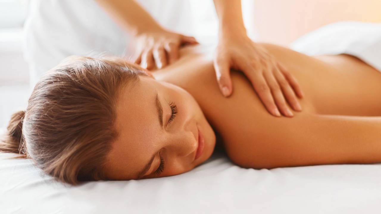En behandlande massage